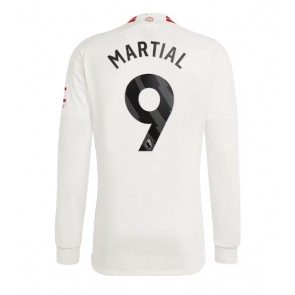 Lacne Muži Futbalové dres Manchester United Anthony Martial #9 2023-24 Dlhy Rukáv - Tretina